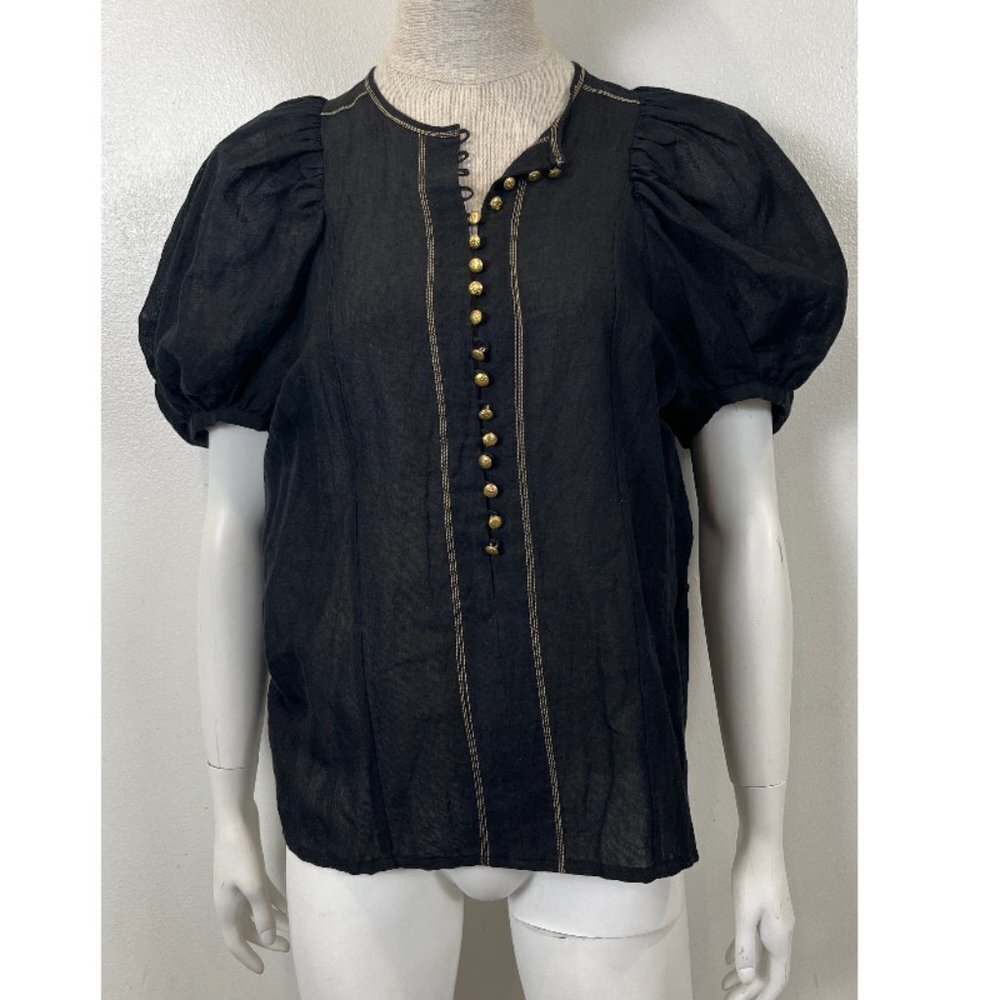 NATIVE VILLAGE BOHO BLOUSE M